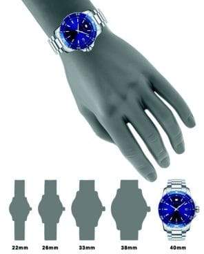 Movado 800 Series Stainless Steel & Aluminum Bracelet Watch