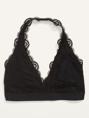 Old Navy Lace Halter Bralette for Women - ShopStyle Bras