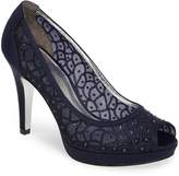 Thumbnail for your product : Adrianna Papell 'Foxy' Crystal Embellished Peeptoe Pump