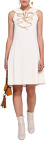 Thumbnail for your product : See by Chloe Ruffled Stretch-crepe Dress
