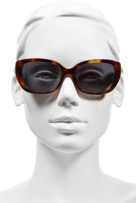Christian Dior Lady 55mm Cat Eye Sunglasses
