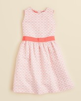 Thumbnail for your product : Brooks Brothers Girls' Two Tone Eyelet Dress - Sizes 4-16