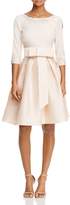 Thumbnail for your product : Adrianna Papell Three-Quarter Sleeve Taffeta Bow Dress