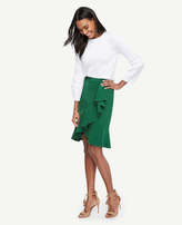 Thumbnail for your product : Ann Taylor Petite Ruffled Pencil Skirt