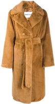 Thumbnail for your product : Stand Studio Double-Breasted Teddy Coat