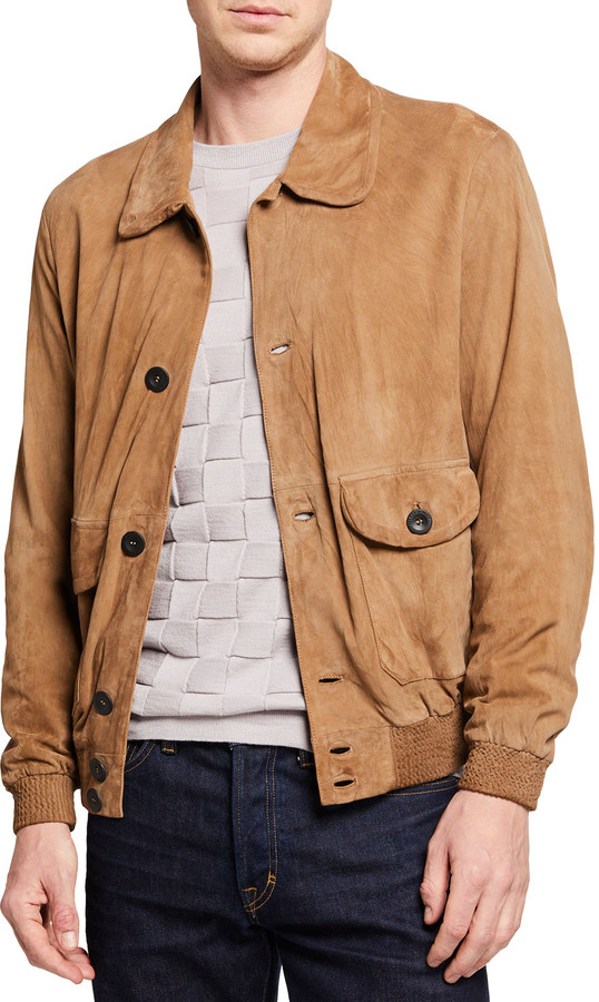 armani suede jacket