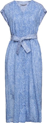 Marella Midi Dress Slate Blue