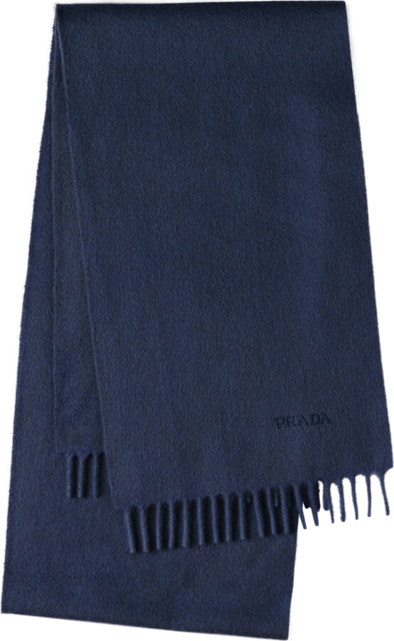 Prada Men's Blue Scarves | ShopStyle
