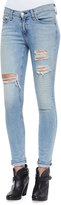 Thumbnail for your product : Rag and Bone 3856 rag & bone/JEAN The Skinny Ripped Jeans, Convoy