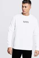 Thumbnail for your product : boohoo Original Man Print Sweater