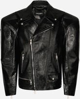 Thumbnail for your product : Dolce & Gabbana Lambskin jacket with embossed logo