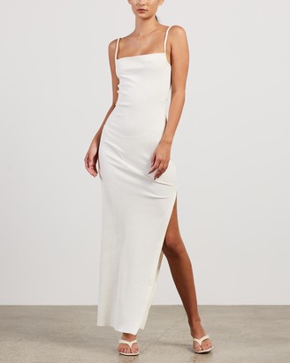 Bec & Bridge Bec + Bridge - Women's White Midi Dresses - Lady Lila Midi Dress - Size 10 at The Iconic