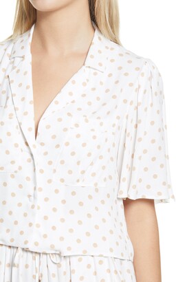 AFRM Marianna Woven Button-Up Shirt