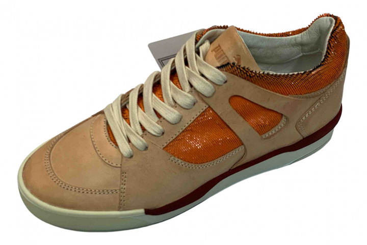 camel coloured trainers