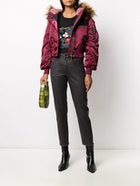 Thumbnail for your product : Diesel Fur-Trimmed Puffer Jacket
