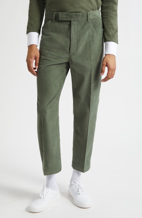 Thom Browne Sailor Pocket Tapered Leg Corduroy Chinos
