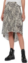 Thumbnail for your product : AllSaints Lea Leopard Print High/Low Skirt