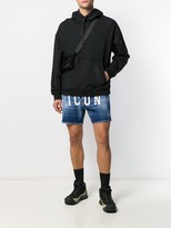 Thumbnail for your product : DSQUARED2 ICON logo denim shorts