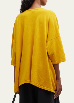 eskandar Cashmere Oversize T-Shirt