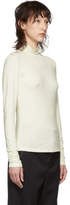 Thumbnail for your product : MM6 MAISON MARGIELA Off-White Jersey Turtleneck