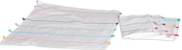 Latitude Run Handmade Rainbow Meals Cotton Napkins (Set Of 4)