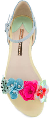 Sophia Webster pastel floral embellished sandals