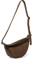 Thumbnail for your product : The Row Slouchy Banana Textured-leather Shoulder Bag - Army green
