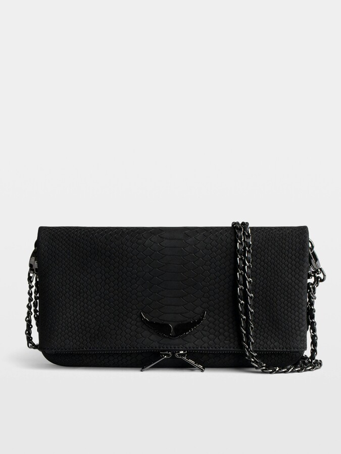 Zadig & Voltaire Rock Soft Savage Clutch