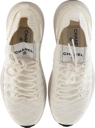 Velvet Calfskin Chanel Sneakers Suede Calfskin Authentic Chanel