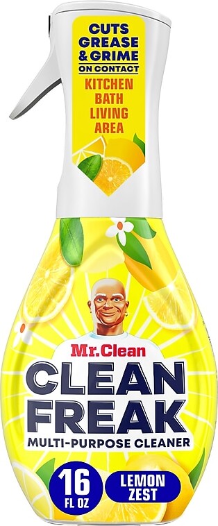 MR. CLEAN Clean Freak Starter Kit Multi-Surface Mist, 16 oz., Lemon Zest, 6/Carton
