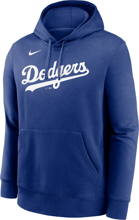 Nike Jackie Robinson Brooklyn Dodgers Club Men's MLB Pullover Hoodie in Blue | NKDK4EWQBK-L1U