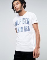 Thumbnail for your product : Tommy Hilfiger Large Logo T-Shirt in White