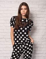 Thumbnail for your product : Girls On Film Polka Dot Top