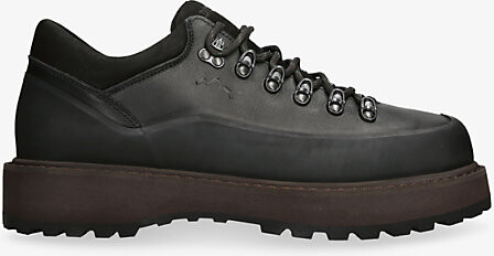 Diemme Mens Black Cornaro Gomma Leather Boots Eur 46 / 12 Uk Men