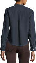 Thumbnail for your product : DL1961 Premium Denim W 3rd & Sullivan Long-Sleeve Crop Shirt