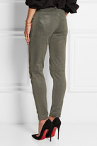 Thumbnail for your product : Balmain Pierre Moto-style mid-rise skinny jeans