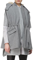 Thumbnail for your product : Thakoon Drawstring-Waist Hooded Cape