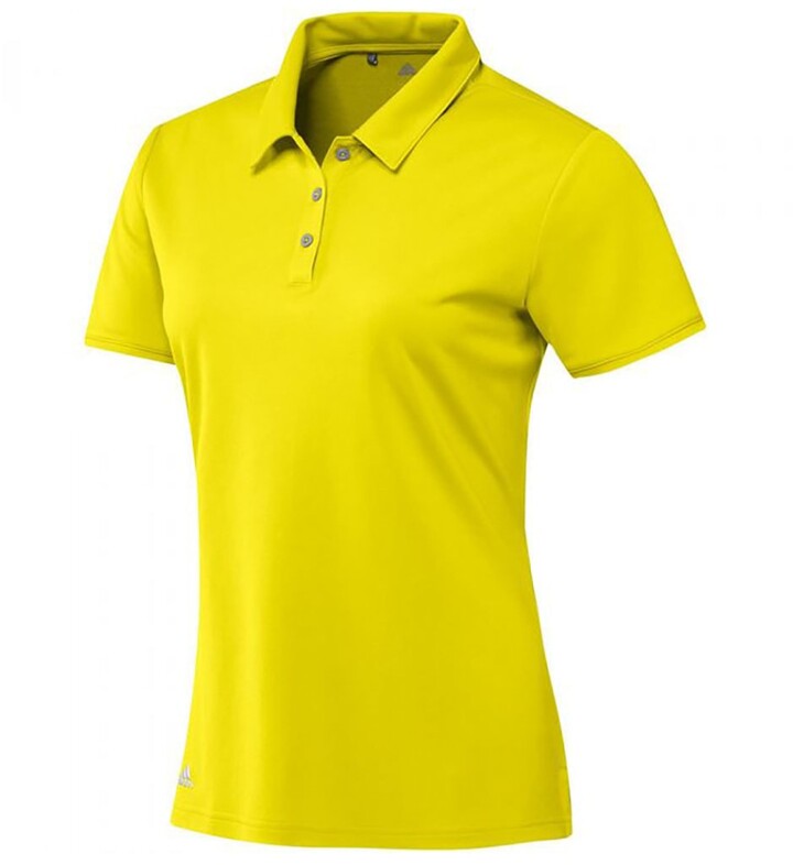 adidas Teamwear Womens/Ladies Lightweight Short Sleeve Polo Shirt (Light  Yellow) - ShopStyle Activewear Tops