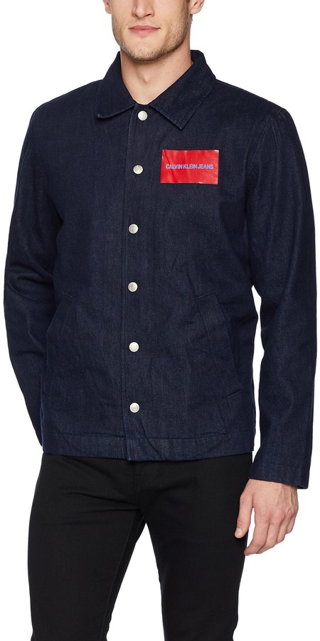 calvin klein jeans coach jacket