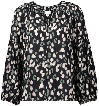 Velvet Lilian leopard-print blouse