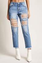 Thumbnail for your product : Forever 21 Embellished Distressed Boyfriend Jeans