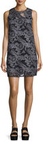 Thumbnail for your product : Opening Ceremony Sleeveless Laser-Cut Shift Dress, Black