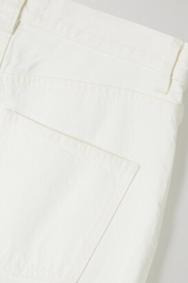 Mara Hoffman Georgina High-rise Tapered Organic Jeans - White