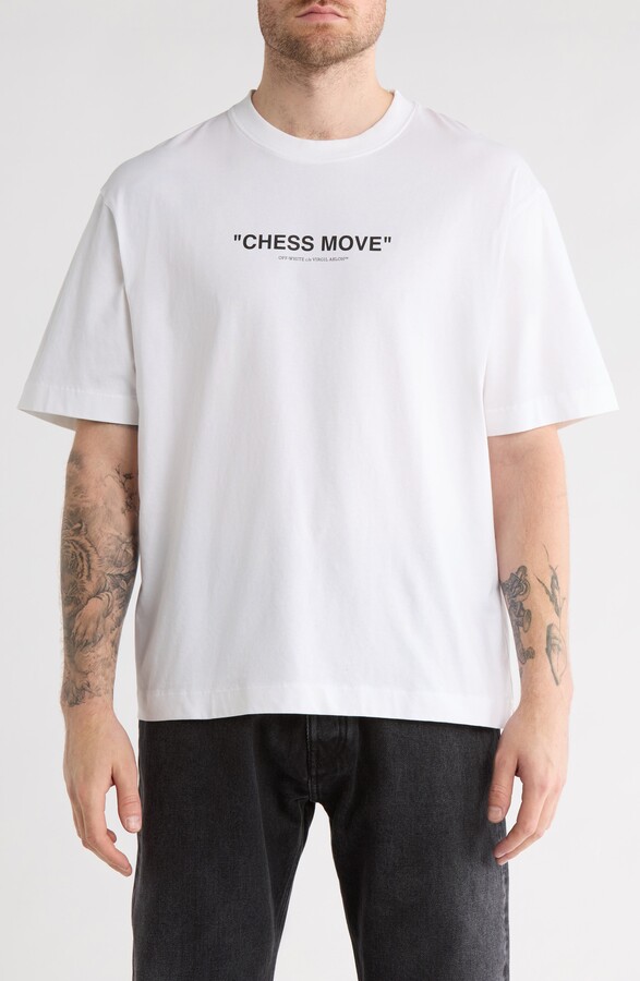 Off-White Chess Move Skate Graphic T-Shirt