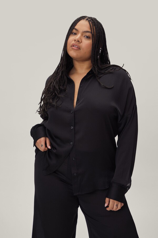 plus size satin pants