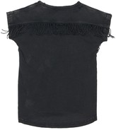 Thumbnail for your product : Molo Bleached Cotton Jersey T-shirt W/ Fringe