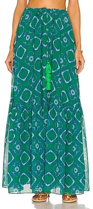 Alexis Meadow Skirt in Green