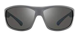 Revo Mens Polarized Sunglasses Caper x Bear Grylls Wraparound Frame 66 mm