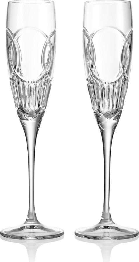Waterford Love Happiness Flute Pair, 2 Piece