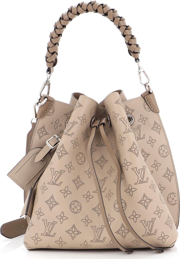 Louis Vuitton Petit Bucket Bag NM Raffia with Leather - ShopStyle